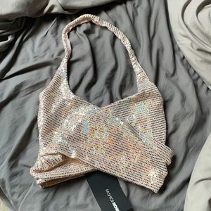Shimmer Halter Top